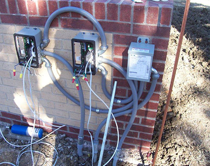 wires that grid a residence being done by a Residential Electrician in Fort Worth